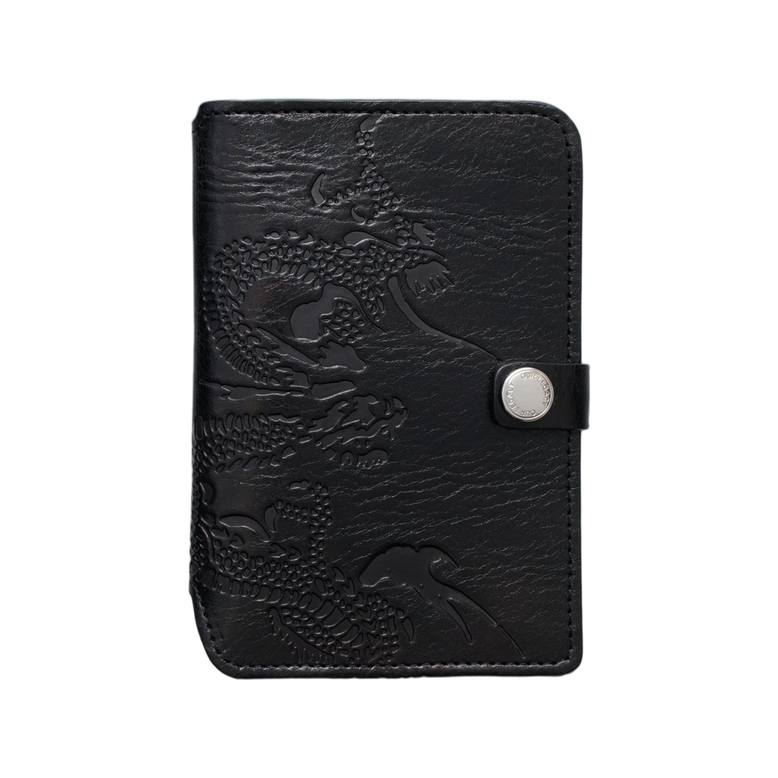 A4258PB Our Legacy Passport Cover Black Leather