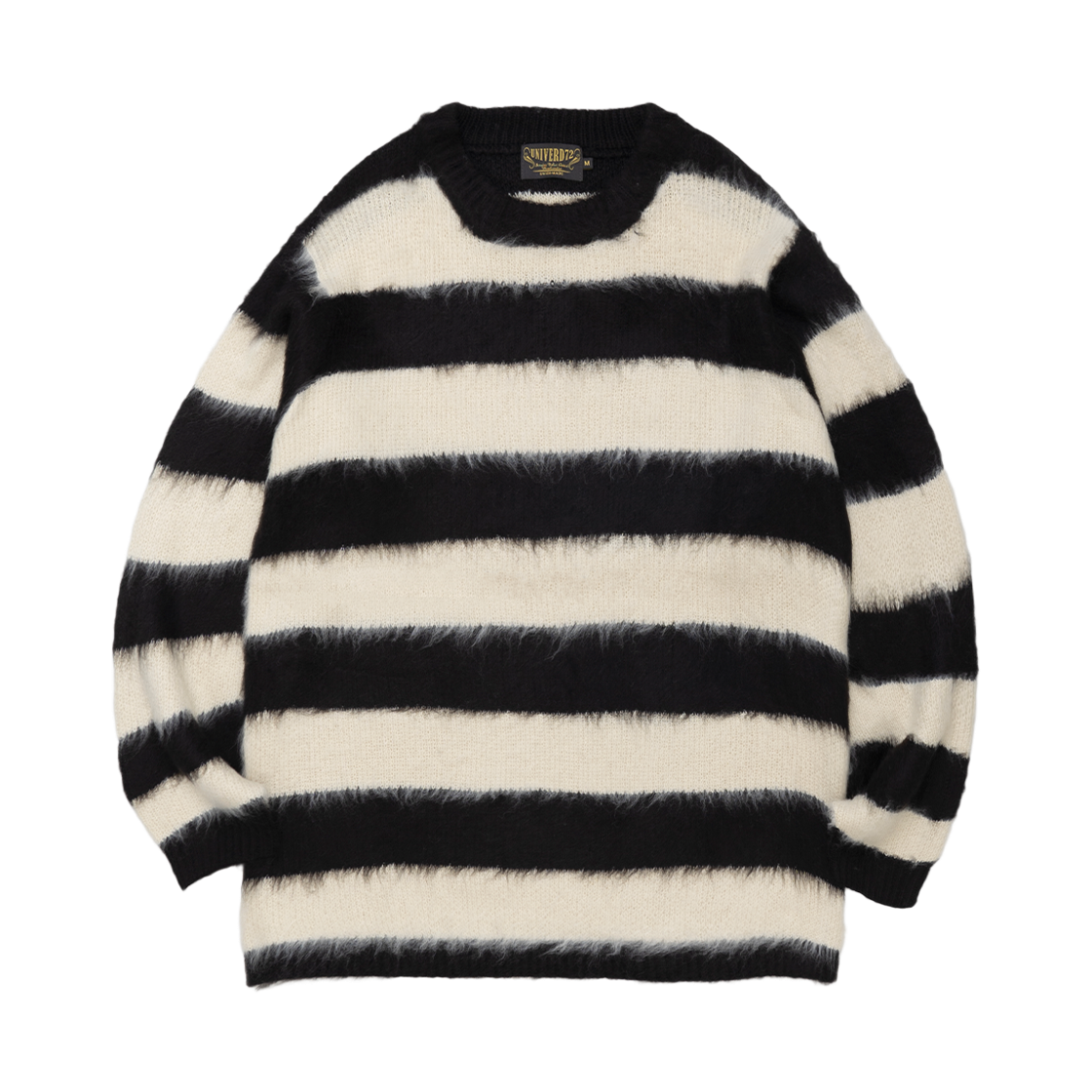 22333BK Houston Japan UNIVERD72 Mohair Touch Sweater Border 블랙 22333