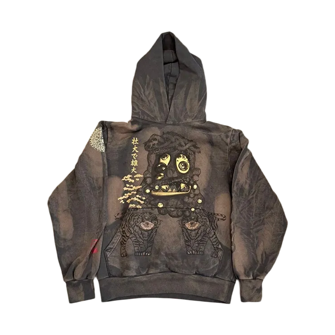 트래비스 스캇 캑터스 잭 × 무라카미 타카시 할로우 후드 블랙(Travis Scott Cactus Jack x Murakami Takashi Hollow Hoodie Black)