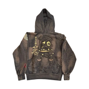 Travis Scott Cactus Jack x Murakami Takashi Hollow Hoodie Black