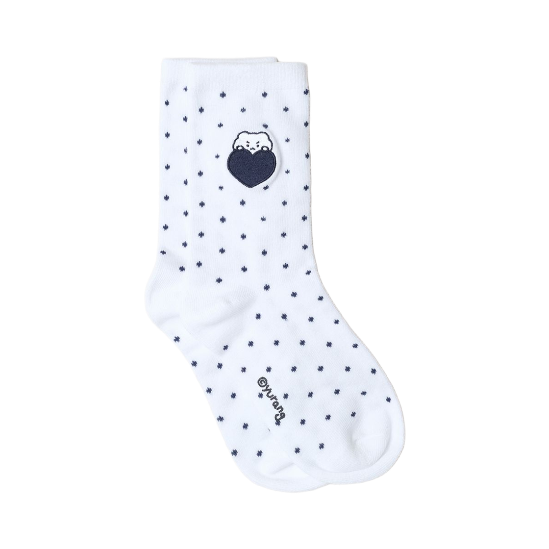 스파오 x 망그러진곰 삭스 화이트(Spao x Manggom Socks White)