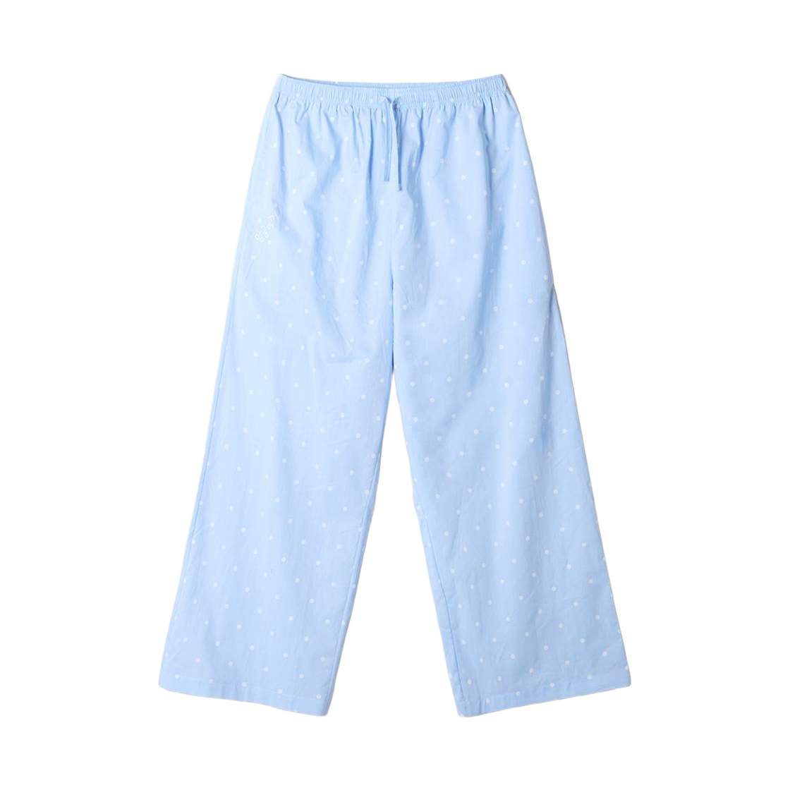 SPPPF4VU11 Spao x Manggom Pajama Pants Light Blue