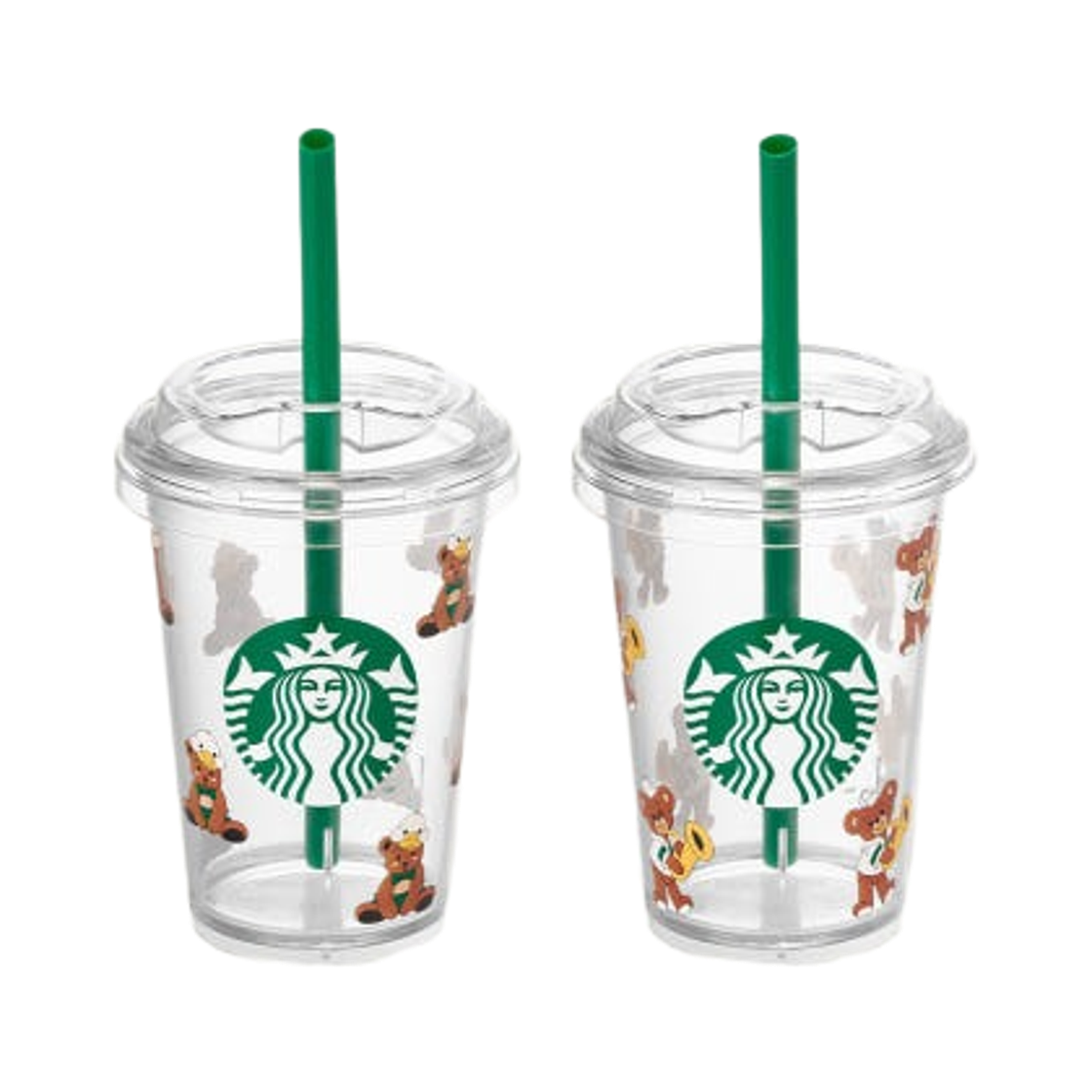 스타벅스 x 베베드피노 사이렌 미니 콜드컵 300ml (2개 세트)(Starbucks x Bebe De Pino Siren Mini Cold Cup 300ml (Set of 2))