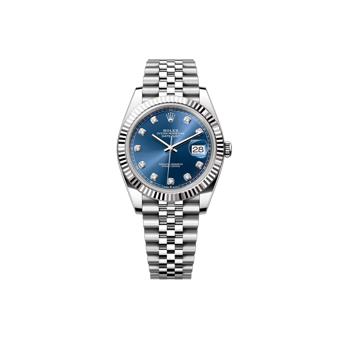 ITU4TD8CSACC Rolex Datejust 41 - 126334 Blue 10P Jubilee No. 6413