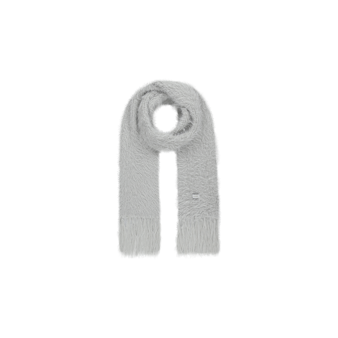 OJ25FWKN005GR OJOS Hairy Muffler Grey