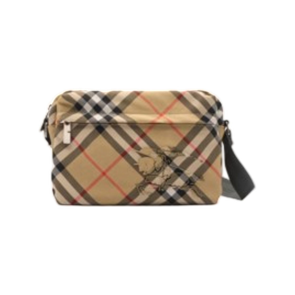 81188331 Burberry Small Check Crossbody Bag Sand Beige