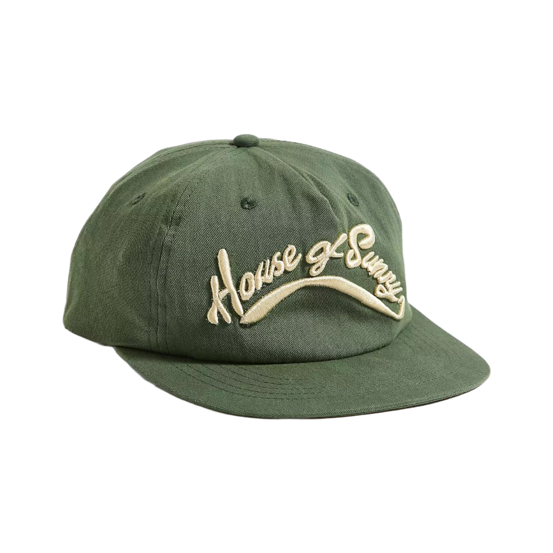 - House of Sunny Colour Theory Recycled Cotton Cap Forest Green