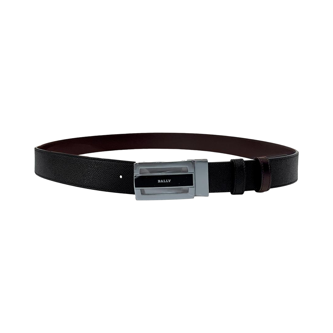 574578 Bally Reversible Calfskin Leather 35mm Belt Black Brown