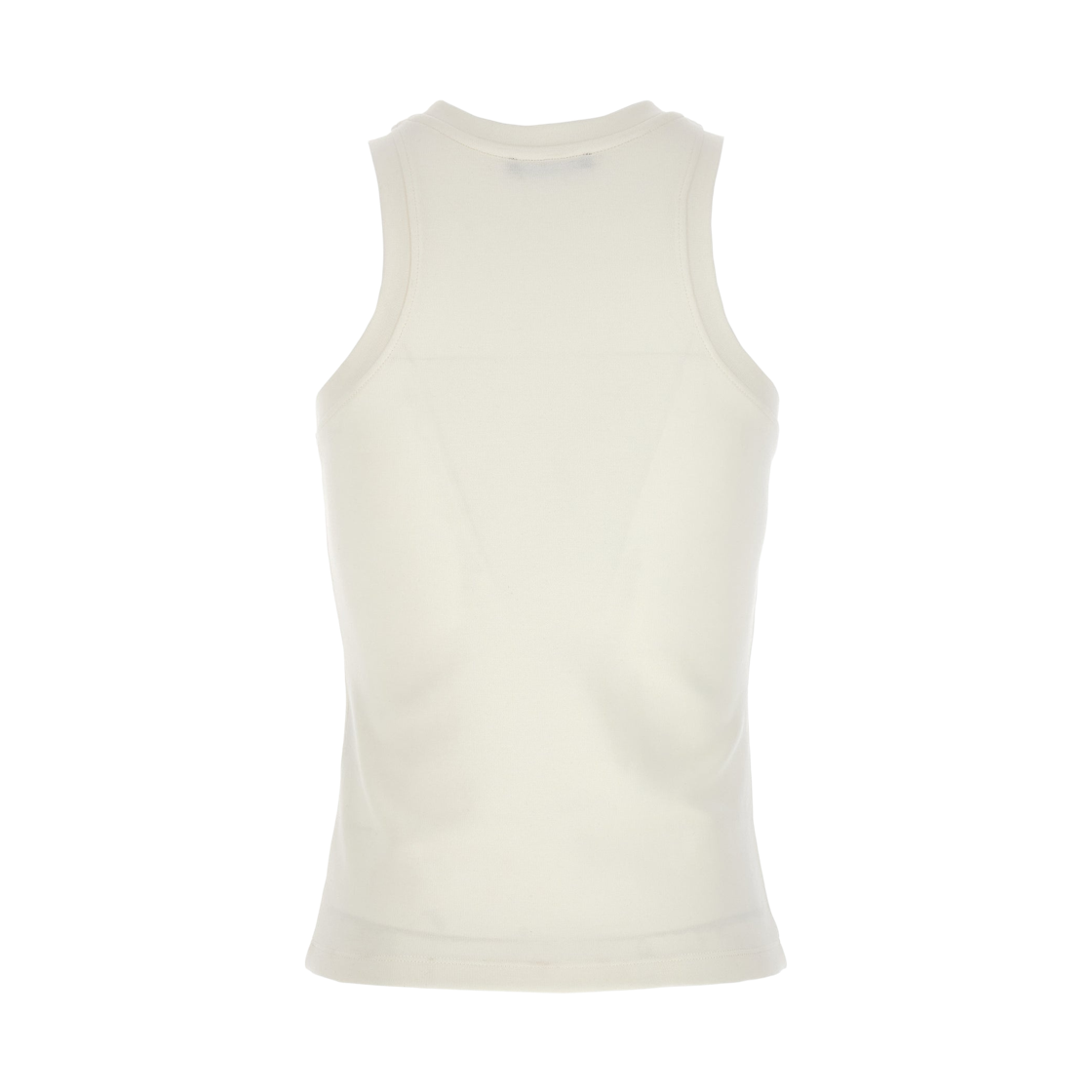 (W) 발망 로고 자수 슬리브리스 화이트 골드((W) Balmain Sleeveless with Logo Embroidered White Gold) - 2