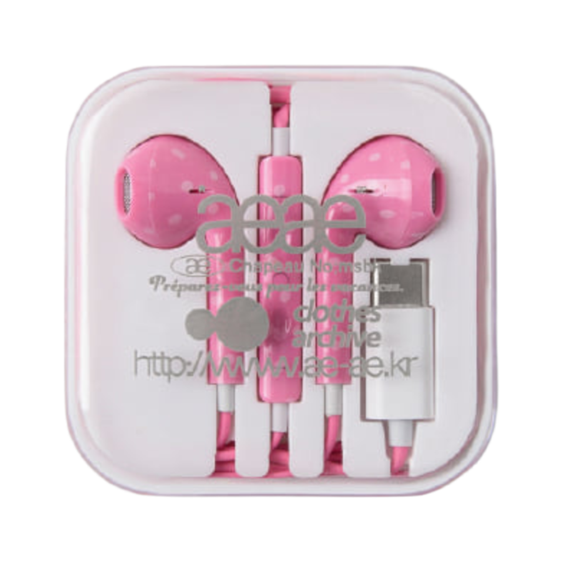 - AEAE USB-C AE Custom Earphones Pink (Korean Ver.)