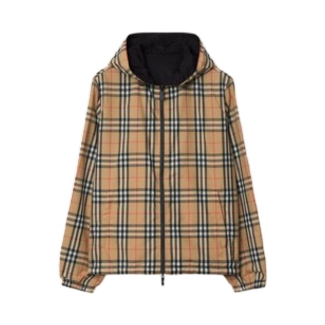 버버리 리버시블 체크 후드 자켓 웨이브 블루 | Burberry | KREAM