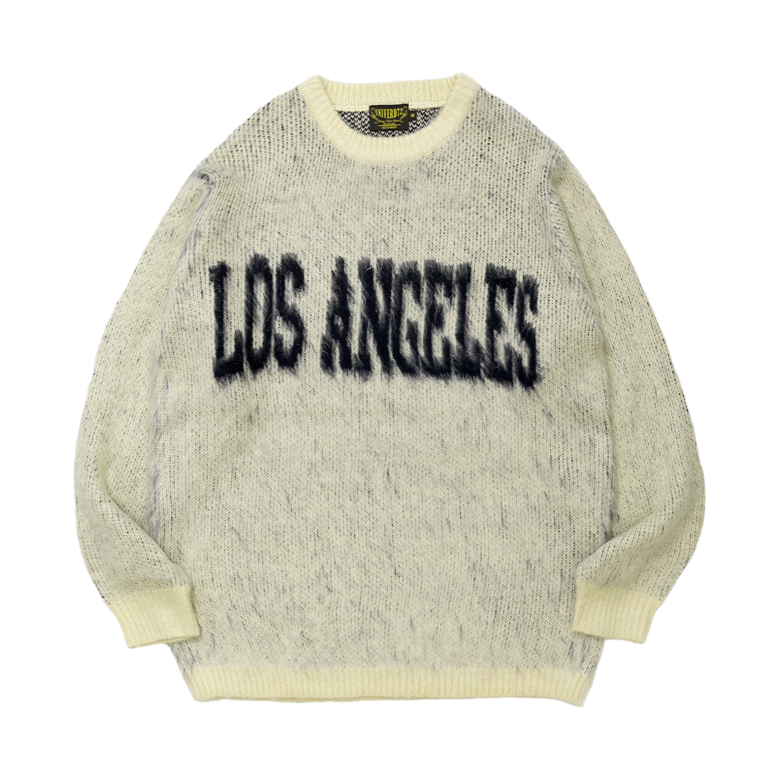22348OW Houston Japan UNIVERD72 Mohair Touch College Sweater LA Off White 22348