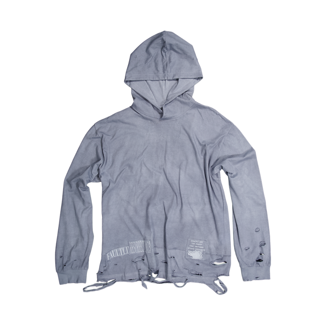 레저렉션13 후드 슬리브 빈티지 그레이(Resurrection13 Hood Sleeve Vintage Grey)