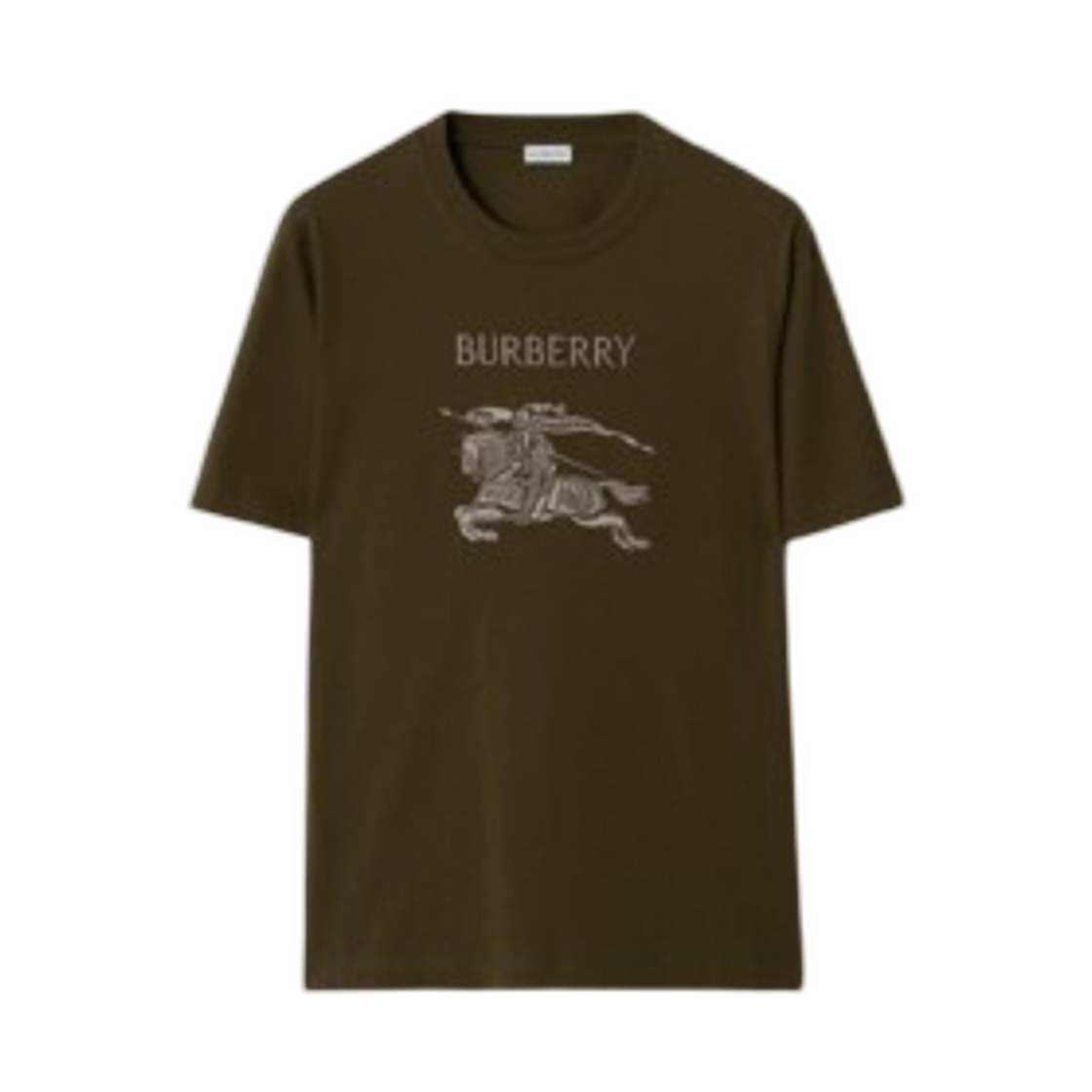 81190071 Burberry EKD Cotton T-shirt Marsh Green