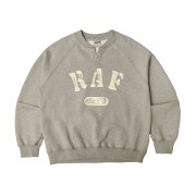 AMOU RAF Henley Neck Sweat Shirts Gray