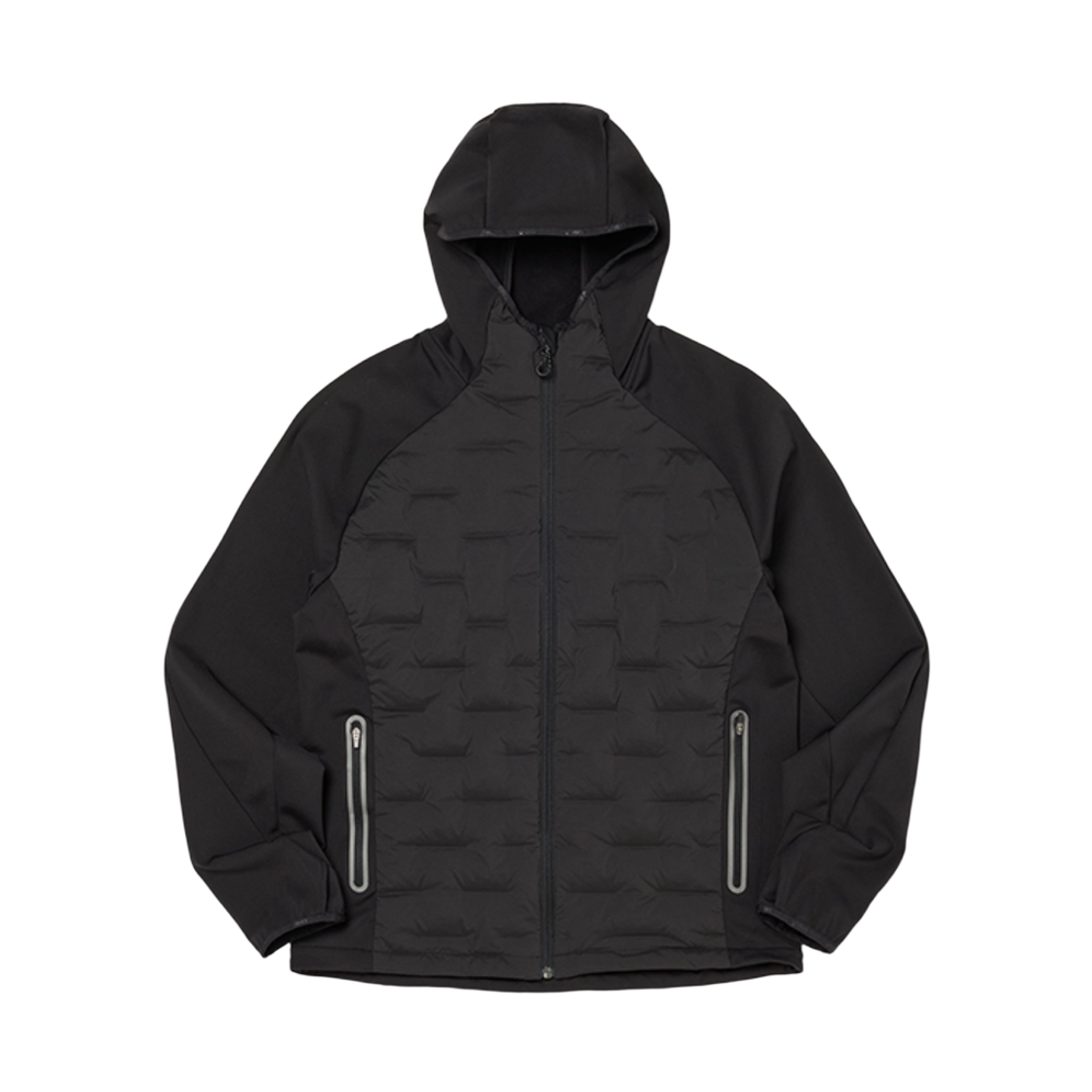 아식스 하이브리드 다운 후드 퍼포먼스 블랙(Asics Hybrid Down Hoodie Performance Black)