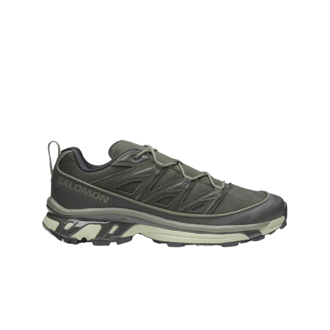 L47733400 Salomon XT-6 Expanse Leather Peat Deep Lichen Green