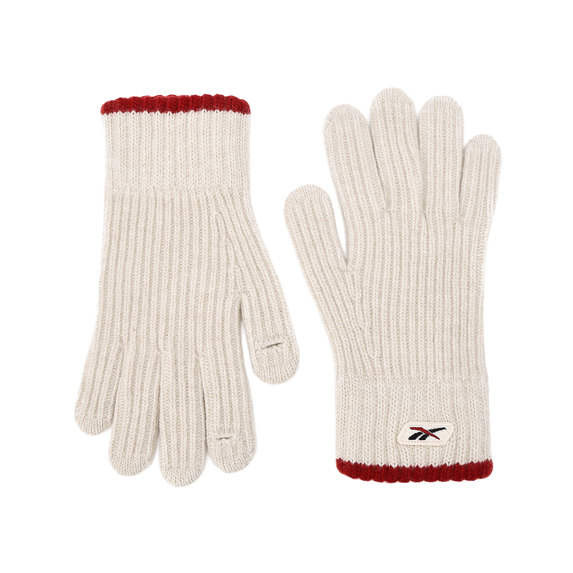 RESE5FY01I1 Reebok Knit Gloves Oatmeal