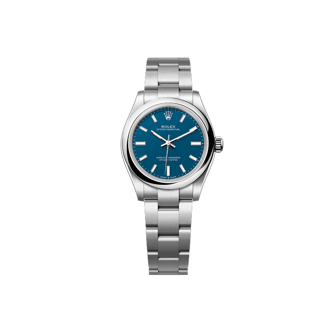 롤렉스 오이스터 퍼페츄얼 31-277200 메드 블루 바 오이스터 NO.6726(Rolex Oyster Perpetual 31 - Med Blue Bar Oyster No. 6726)