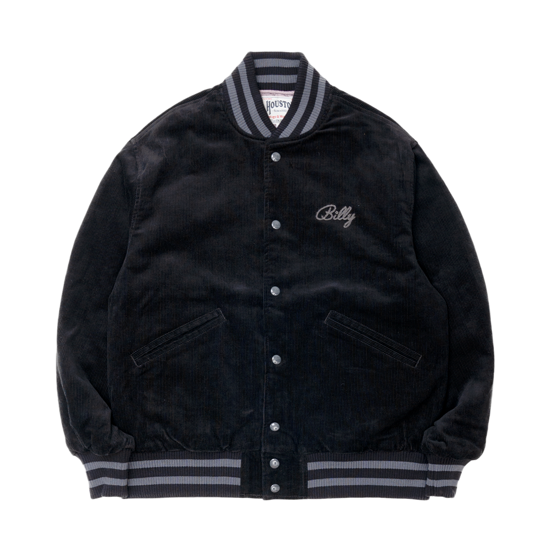 51567BK Houston Japan Corduroy Stadium Jacket Black 51567