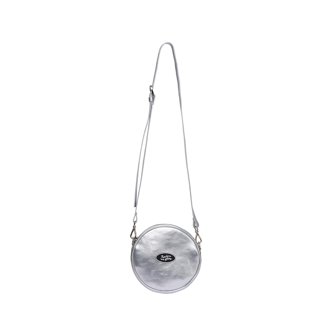 리끌로우 탬버린 투웨이 벨트백 실버(RECLOW Tambourine Two-way Belt Bag Silver)
