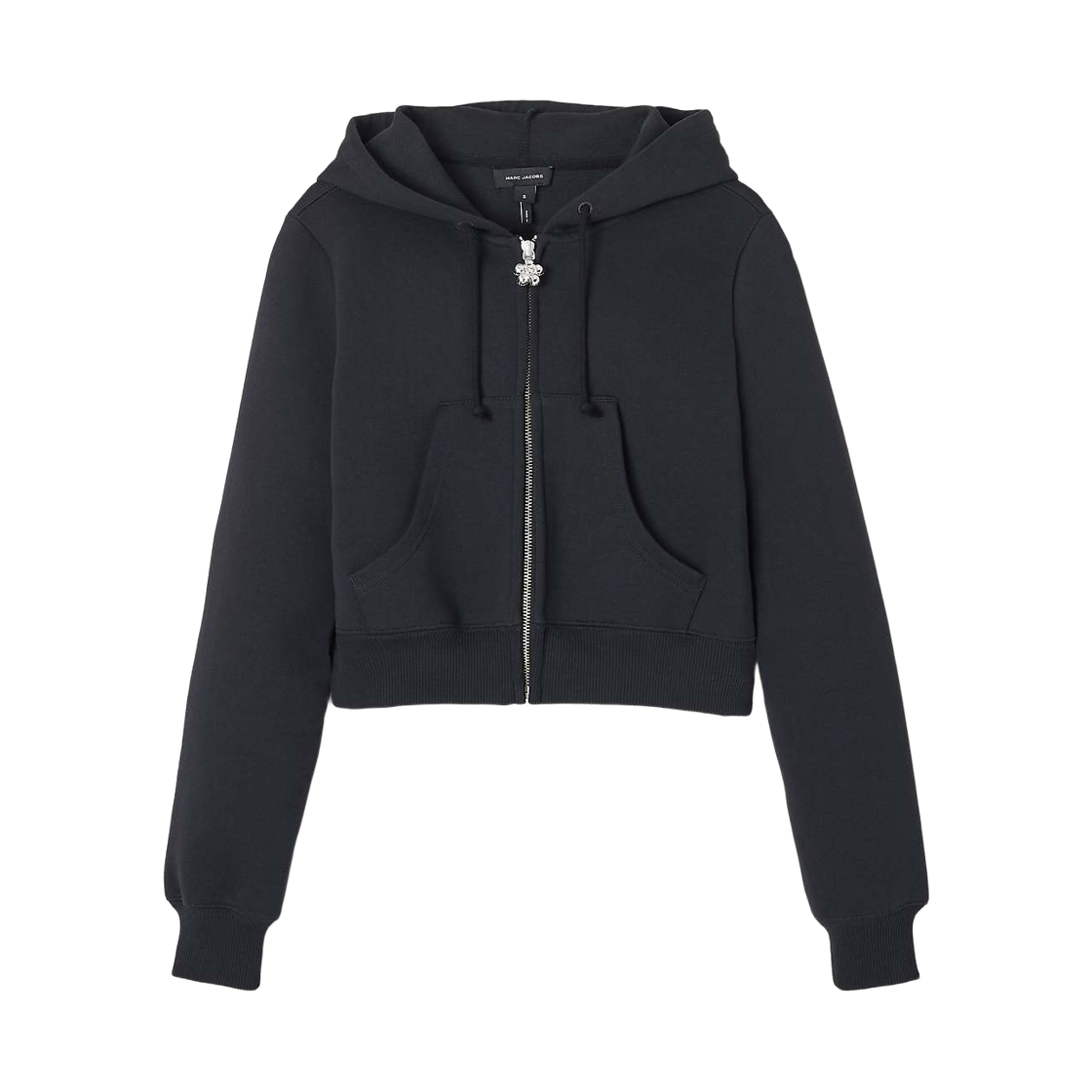 (W) 마크 제이콥스 참 크롭 후드 블랙((W) Marc Jacobs Charm Cropped Hoodie Black)
