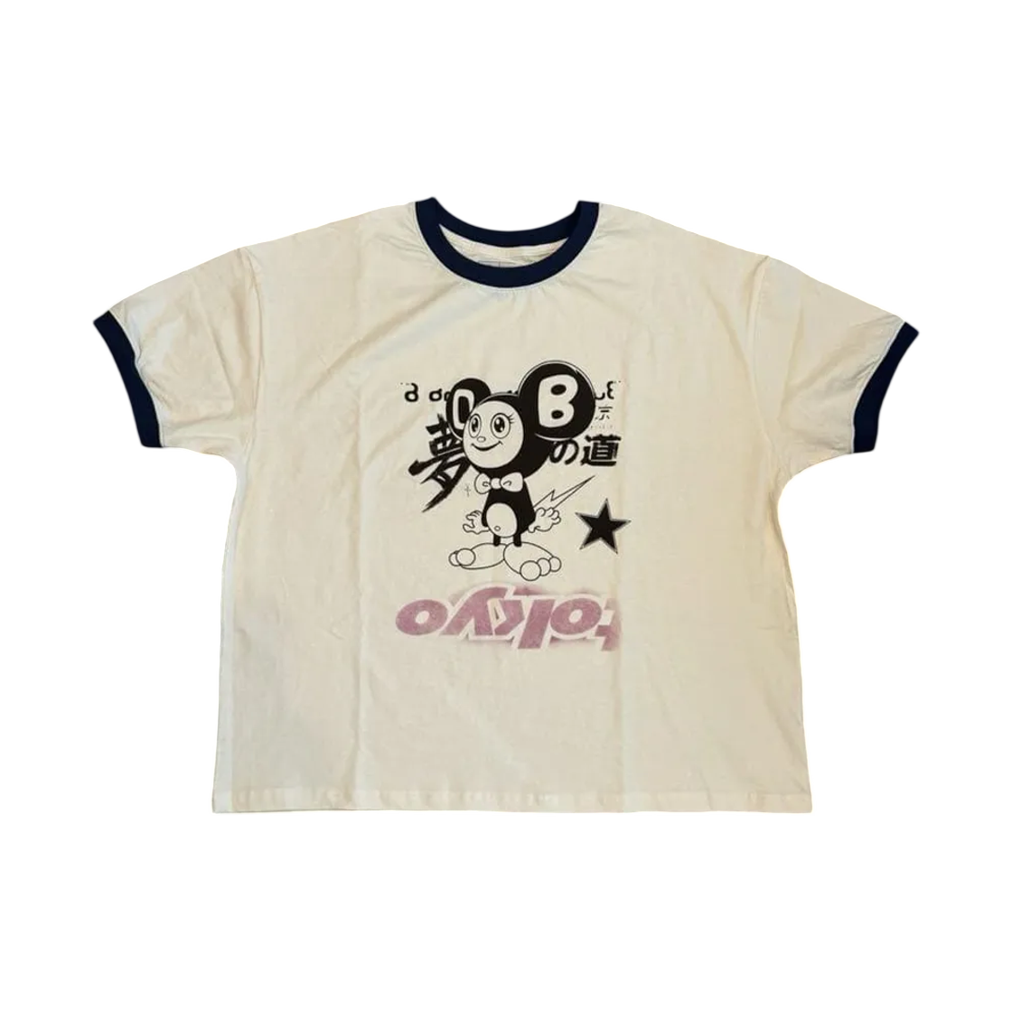 - Travis Scott Cactus Jack x Fragment x Murakami Takashi Tokyo Ringer T-Shirt White