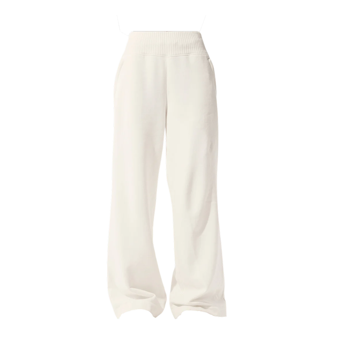 (W) 알로 요가 세레니티 와이드 레그 스웨트팬츠 아이보리((W) Alo Yoga Serenity Wide Leg Sweatpants Ivory)