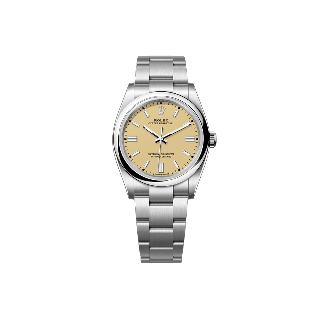 ITT7S2GL74DS Rolex Oyster Perpetual 36 - Beige Bar Oyster No. 6727
