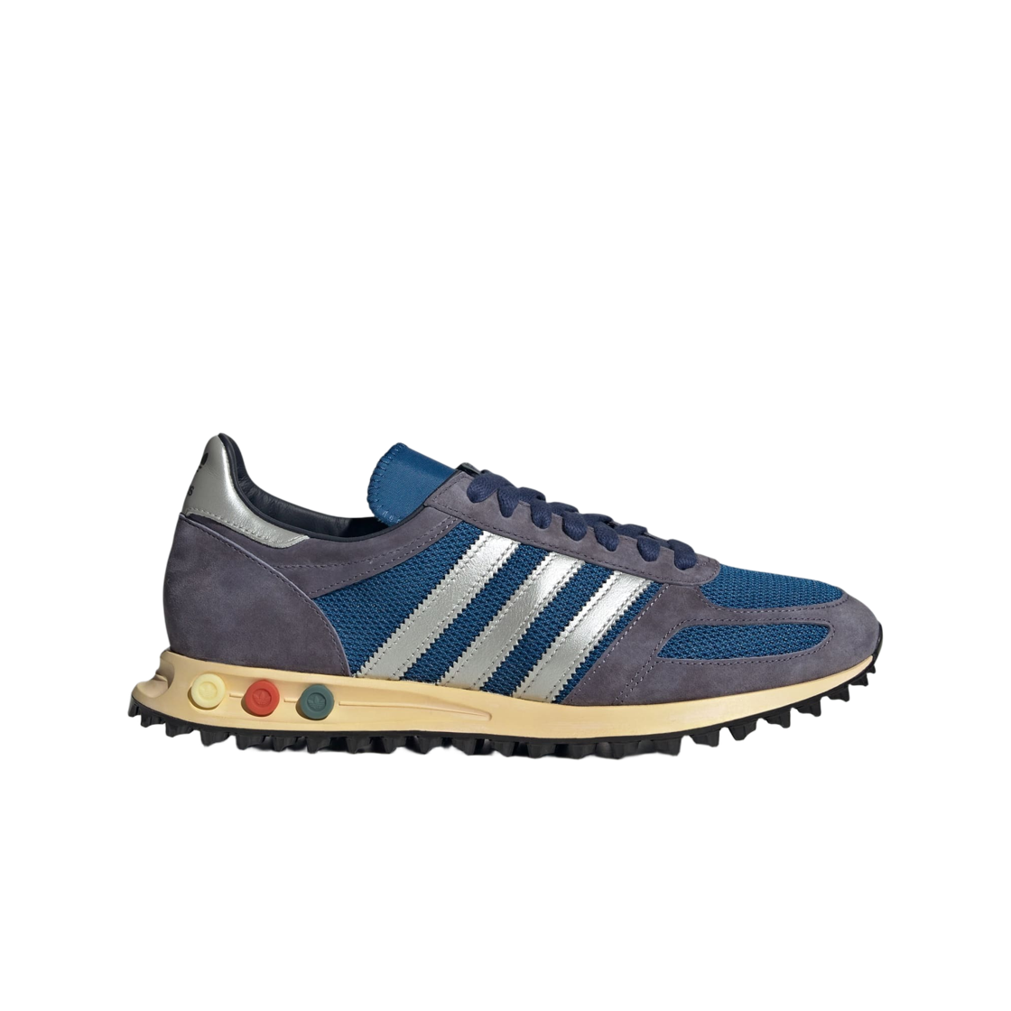 JR5699 Adidas LA Trainer OG Preloved Violet Silver Metallic