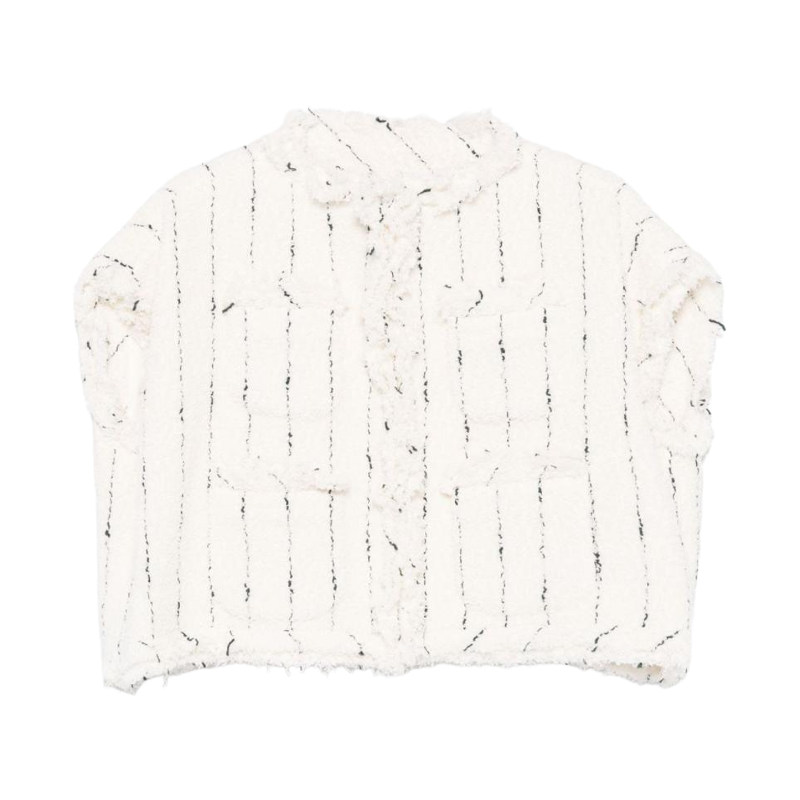 (W) 사카이 트위드 베스트 오프 화이트((W) Sacai Tweed Vest Off White)