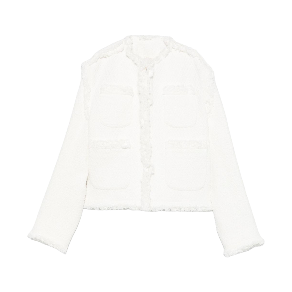 (W) 사카이 데님 믹스 자켓 오프 화이트((W) Sacai Denim Mix Jacket Off White)