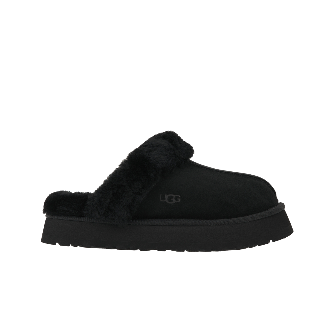 (W) 어그 디스케트 슬리퍼 블랙((W) UGG Disquette Slipper Black)