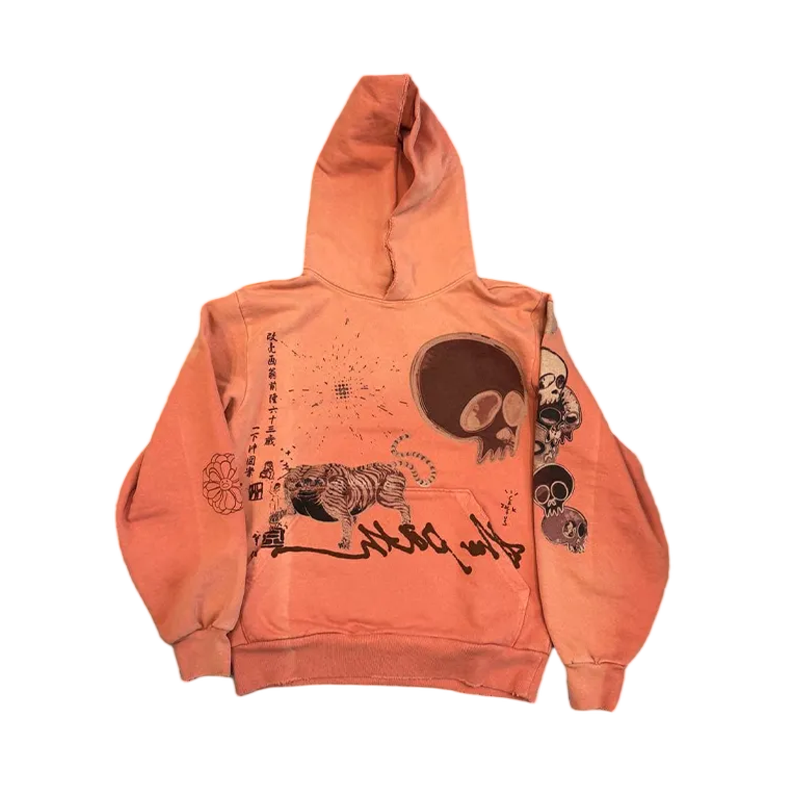트래비스 스캇 캑터스 잭 × 무라카미 타카시 더 패스 후드 핑크(Travis Scott Cactus Jack x Murakami Takashi The Path Hoodie Pink)