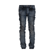 Undermycar 25FW Slim Straight Washed Slab Denim Washed Blue
