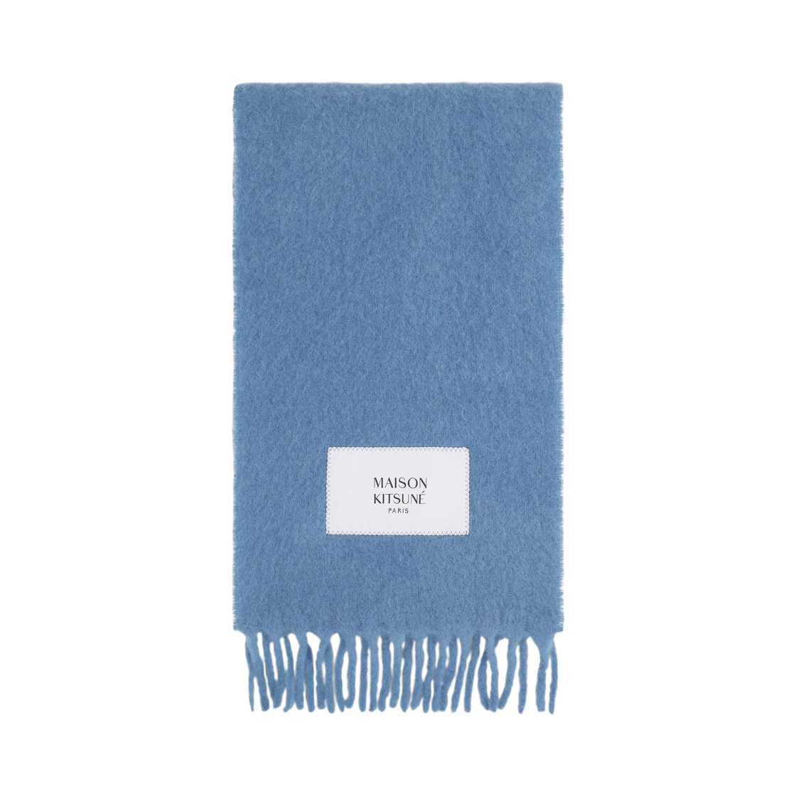 LM06206WA0022-0331 Maison Kitsune Alpaca Muffler Powder Blue