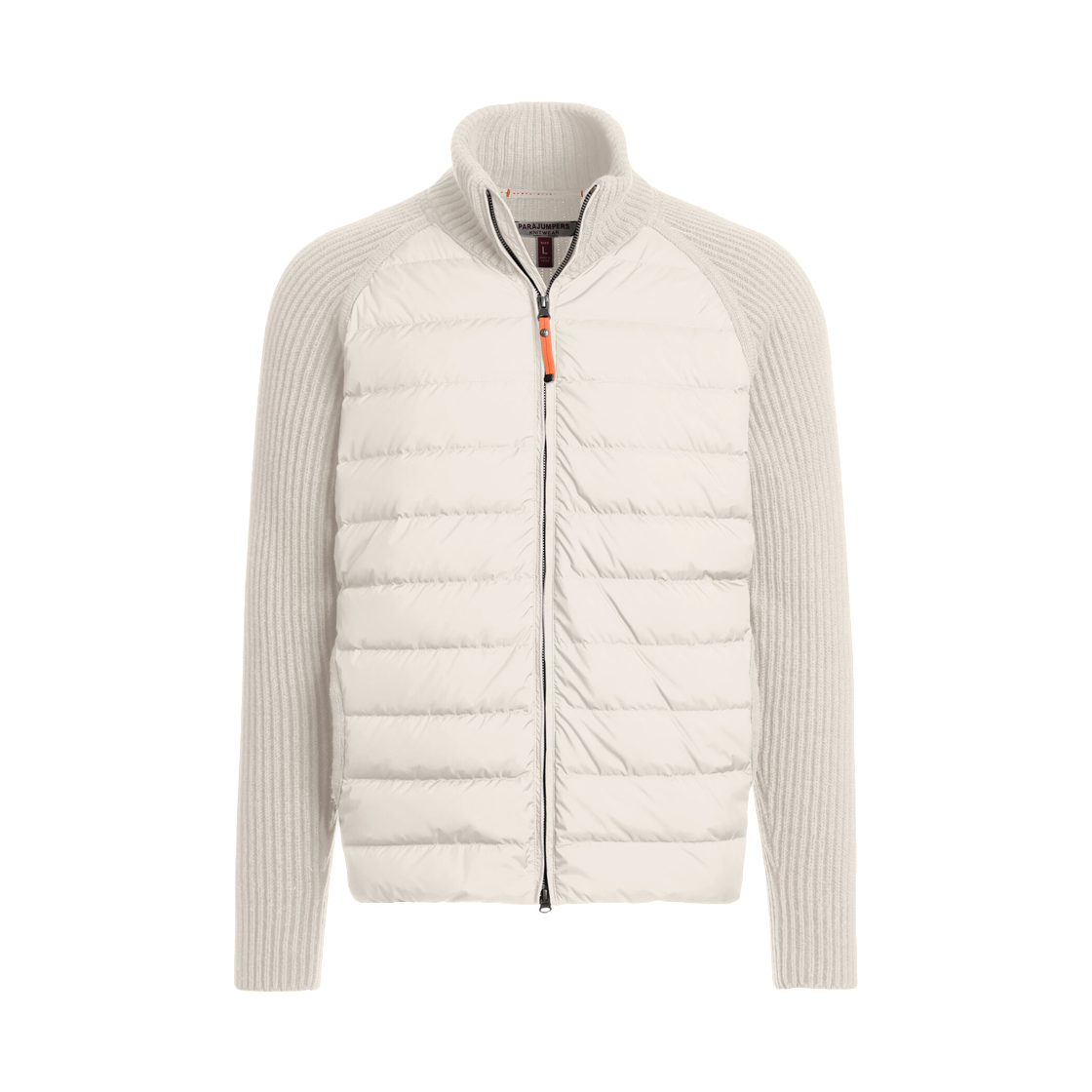 25WMPMHYRB02P390748 Parajumpers Olmo Hybrid Knit Purity - 25FW