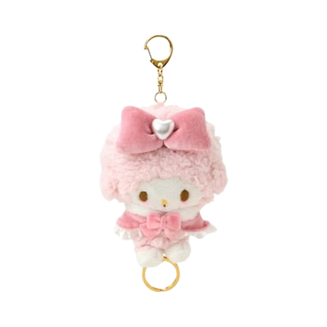 884235 Sanrio My Sweet Piano Mascot Holder with Reel Pink