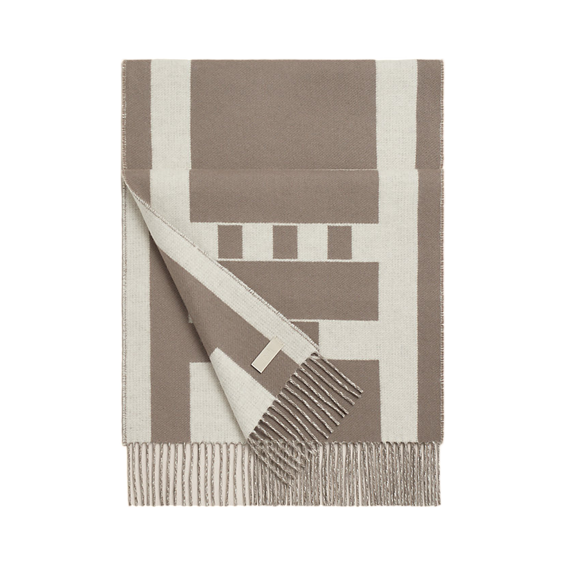 H259158S03 Hermes Casaque Concours Muffler & Ivory Chip