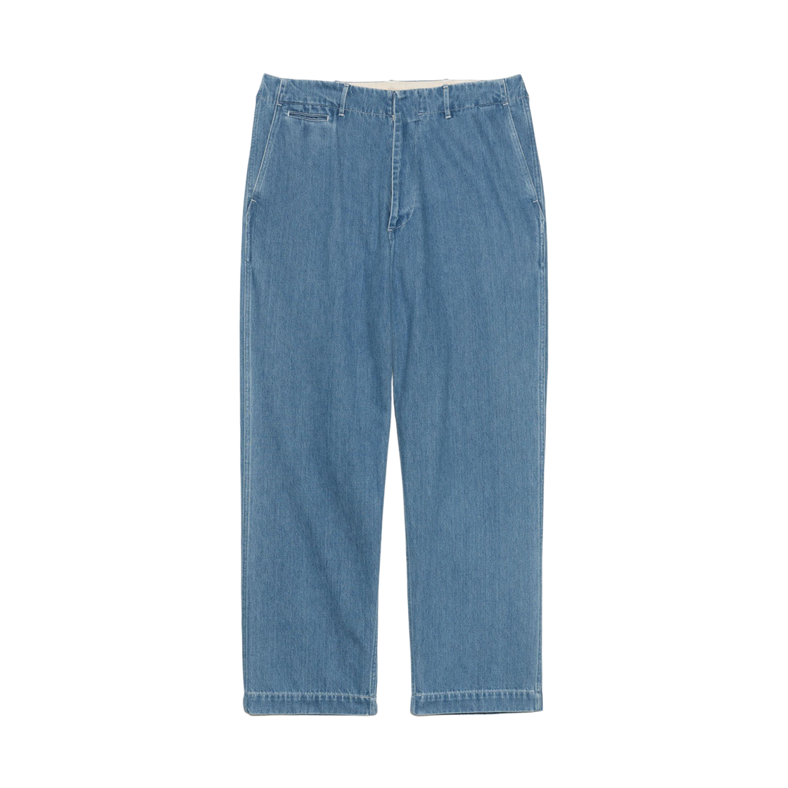 S25SC086 Nanamica Wide Denim Pants Light Indigo
