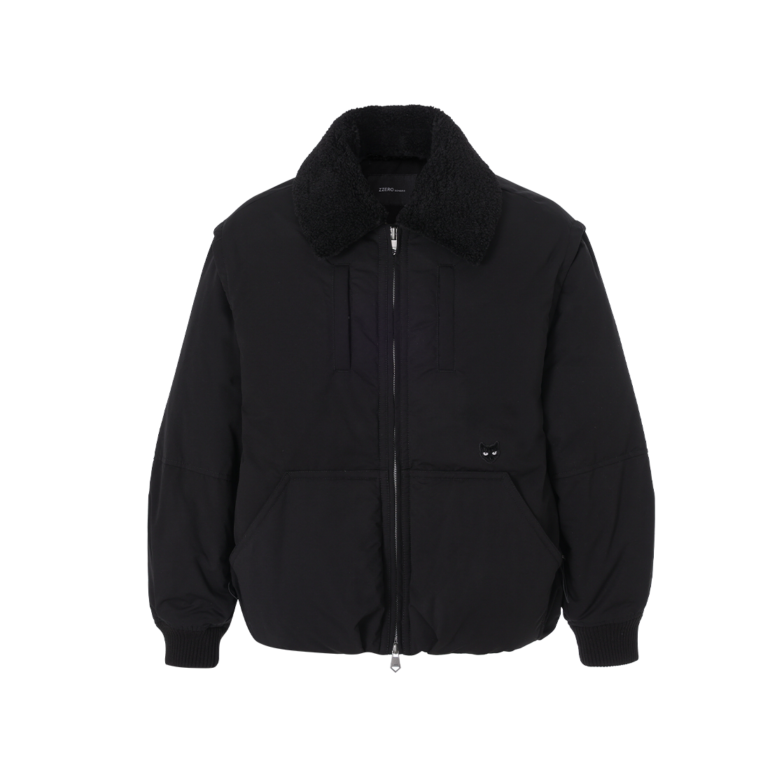 SH6JP800BK SONGZIO ZZERO Sleeve Detachable Down Jumper Black