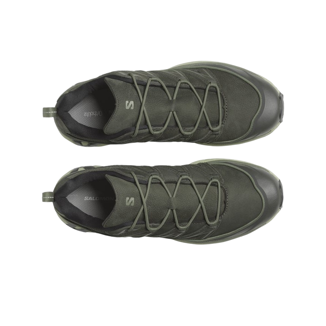살로몬 XT-6 익스팬스 레더 피트 딥 리첸 그린(Salomon XT-6 Expanse Leather Peat Deep Lichen Green) - 2