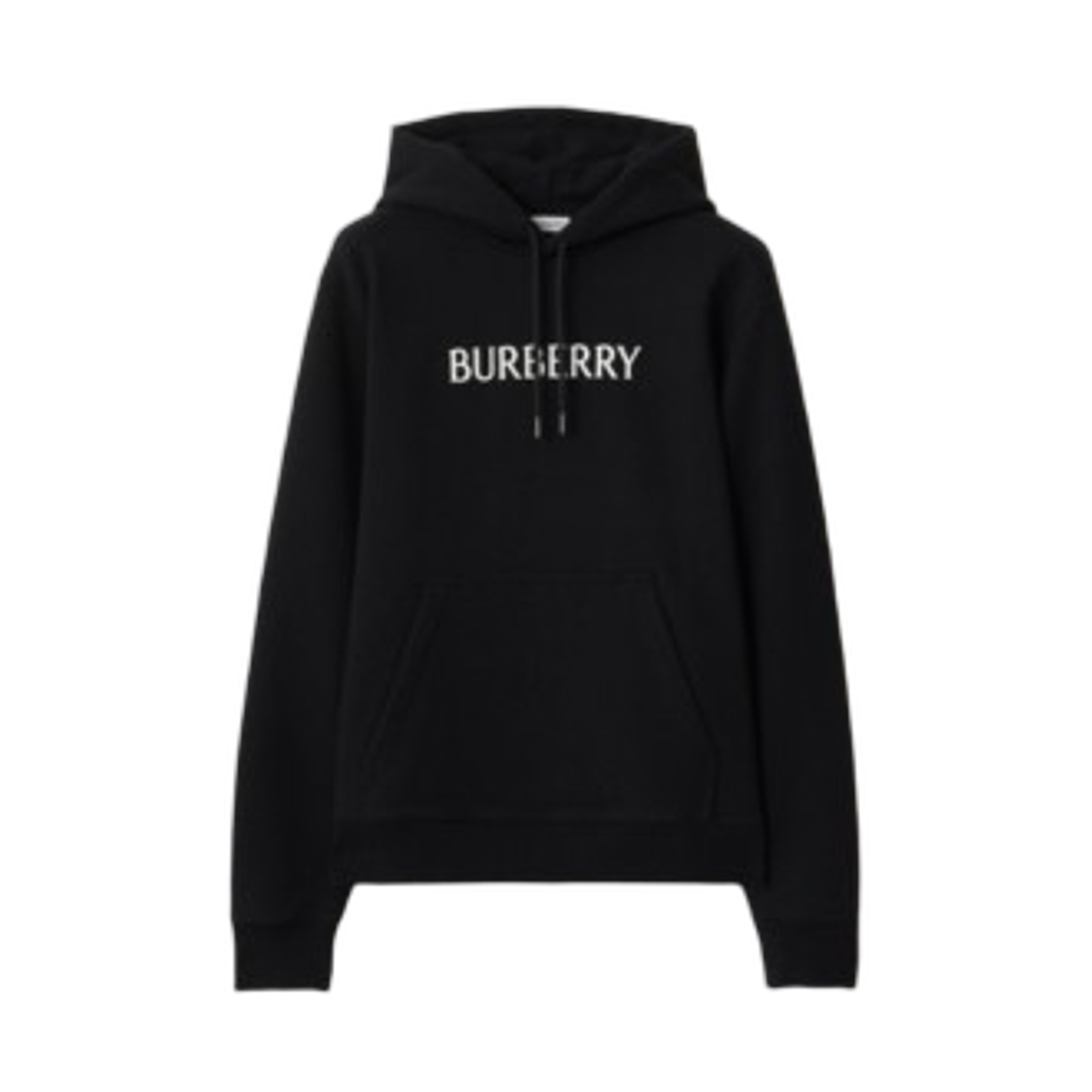 81189991 Burberry Logo Cotton Hoodie Black