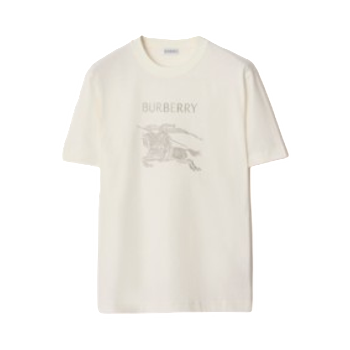 81190061 Burberry EKD Cotton T-shirt Chalk White