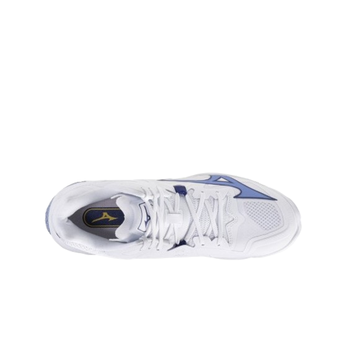 미즈노 웨이브 라이트닝 Z8 미드 화이트 벨웨더 블루(Mizuno Wave Lightning Z8 Mid White Bellwether Blue) - 2
