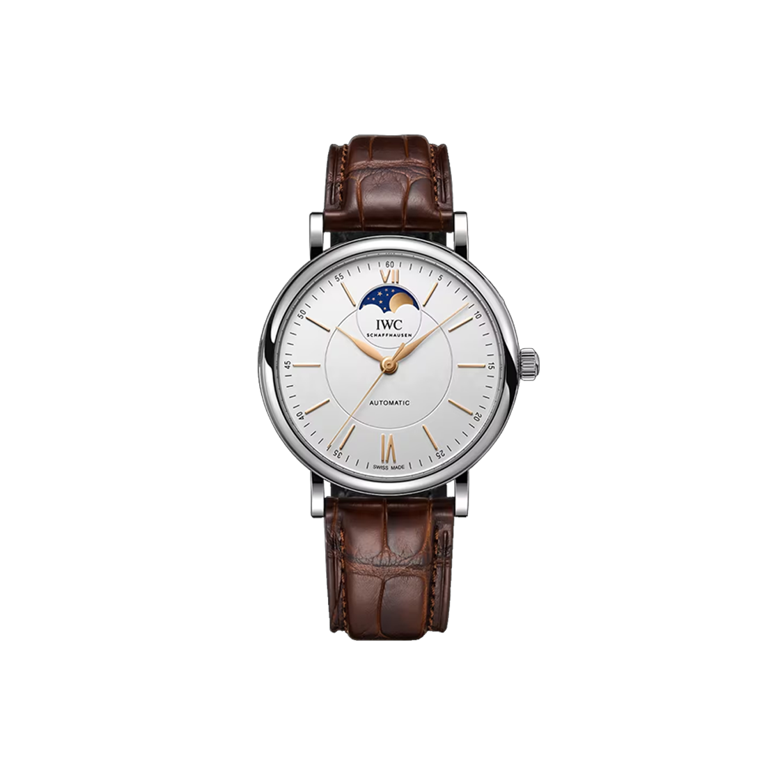 IWC 포르토피노 문페이즈 40-IW459401 화이트 로마+바 NO.6811(IWC Portofino Moonphase 40 - IW459401 White Roman Dial No. 6811)