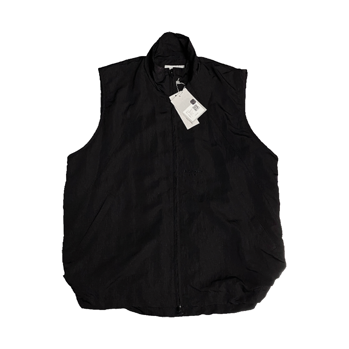 언더마이카 무.40 안티 Fxxking 로고 플레이 베이직 나일론 베스트 블랙