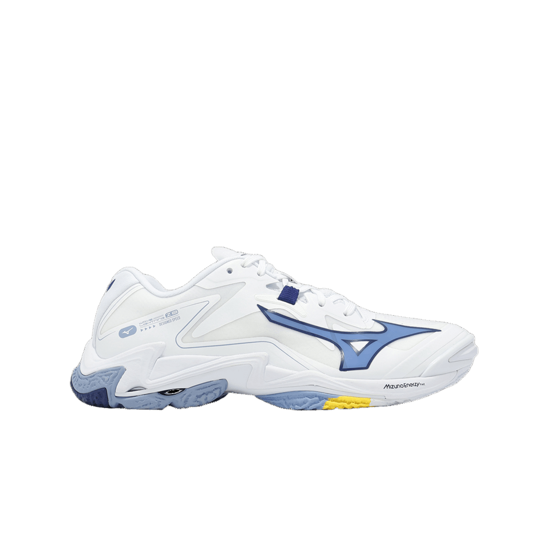 V1GA240097 Mizuno Wave Lightning Z8 White Bellwether Blue