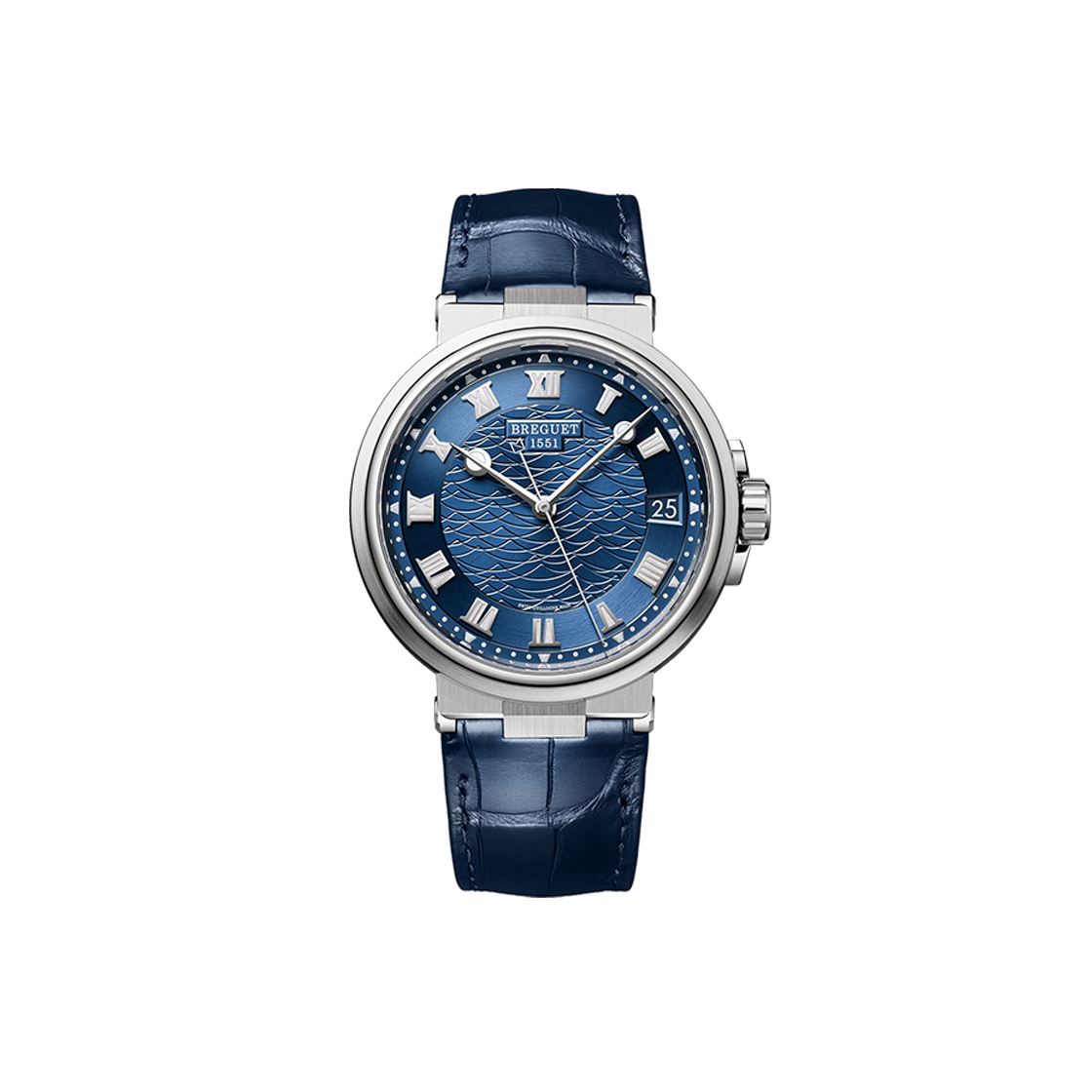 IT8AK3O8SOPJ Breguet Marine Date 40-5517BB Blue Roman No. 6748