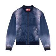 Diesel J-Martex Satin Bomber Jacket Blue